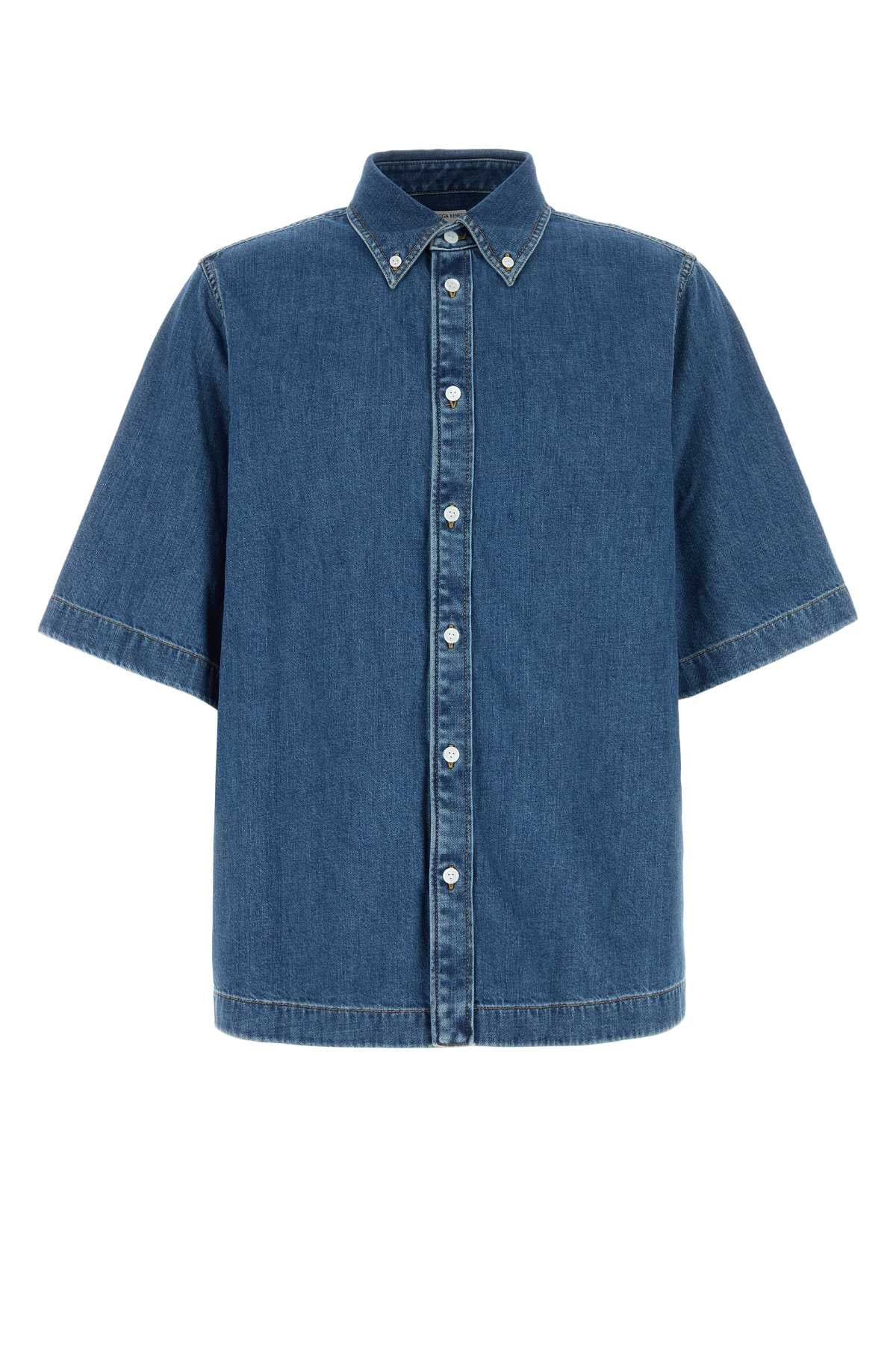 Bottega Veneta Men Denim Shirt