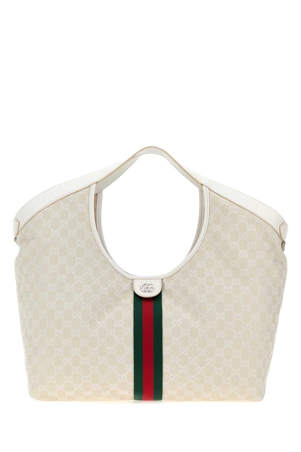 Gucci Women Gg Fabric Large Gucci Giglio Shopping Bag