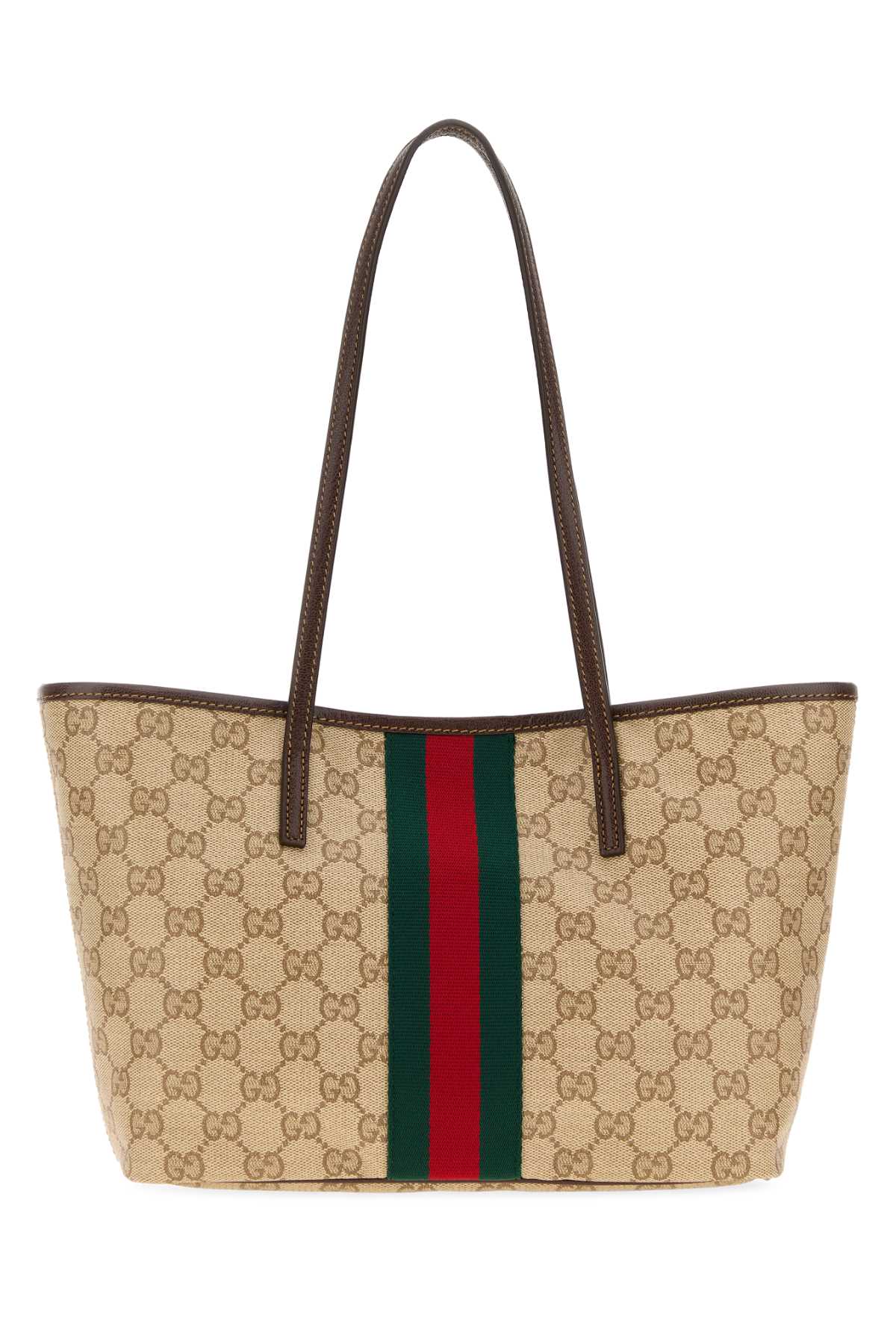 Gucci Women Printed Canvas Small Gucci Tribeca Shopping Bag