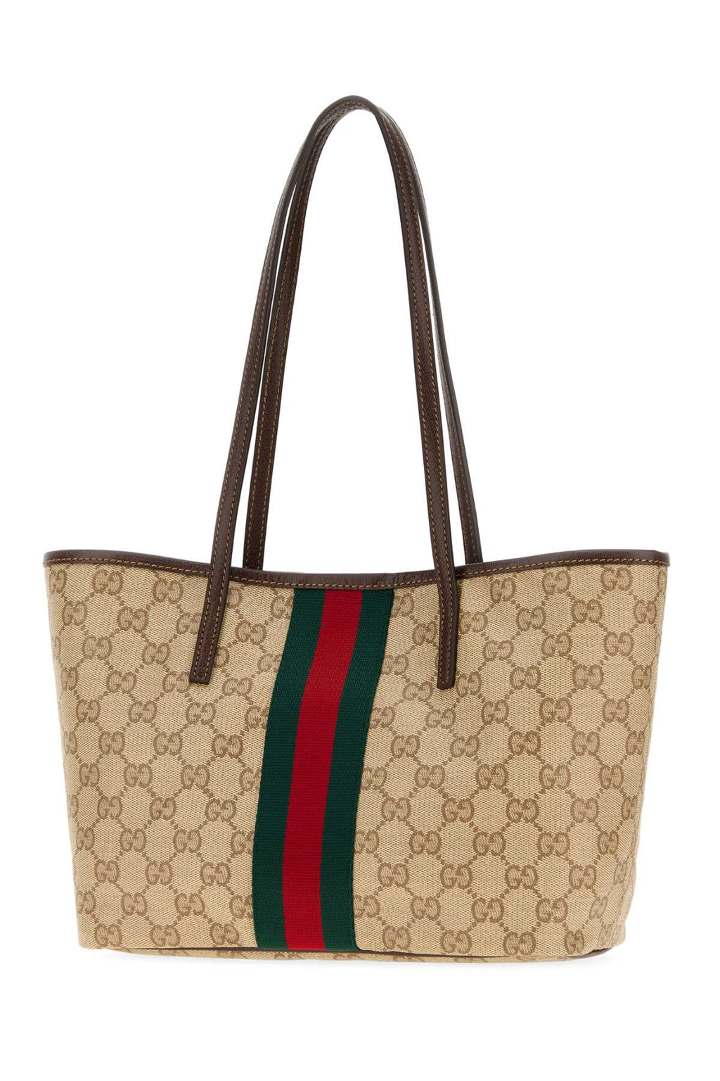 Gucci Women Printed Canvas Small Gucci Tribeca Shopping Bag