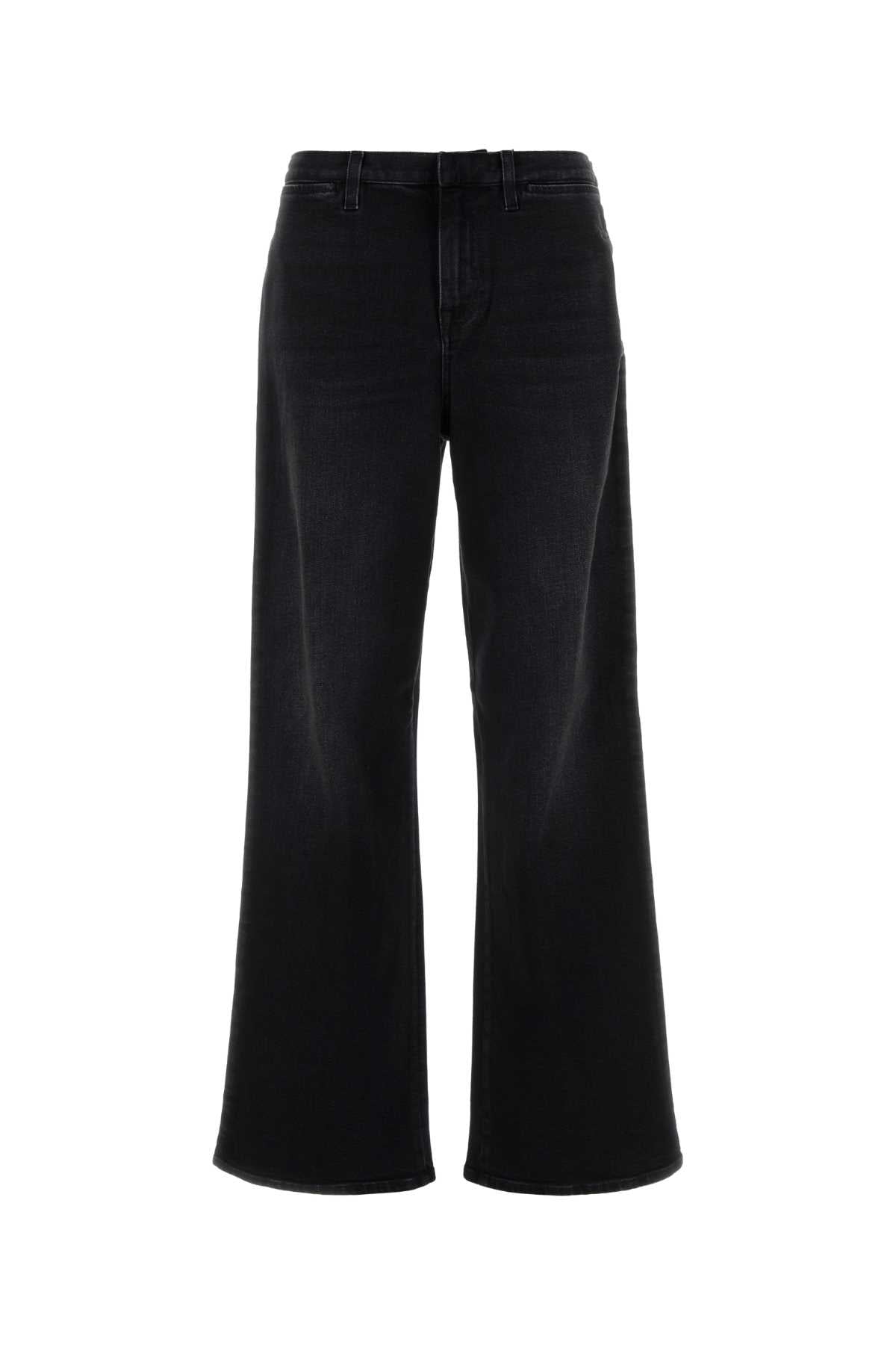 Gucci Women Black Stretch Denim Jeans