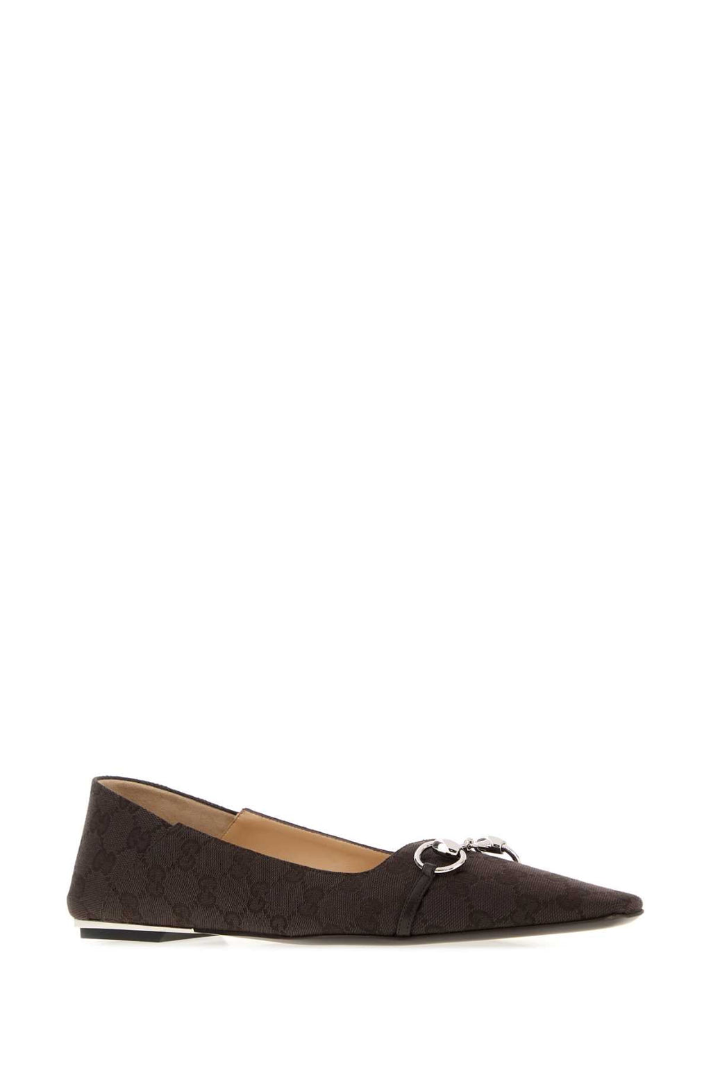 Gucci Women Gg Fabric Ballerinas