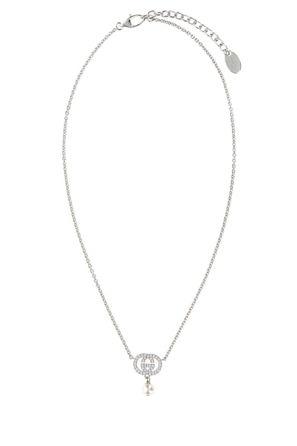 Gucci Women Silver Metal Neckline