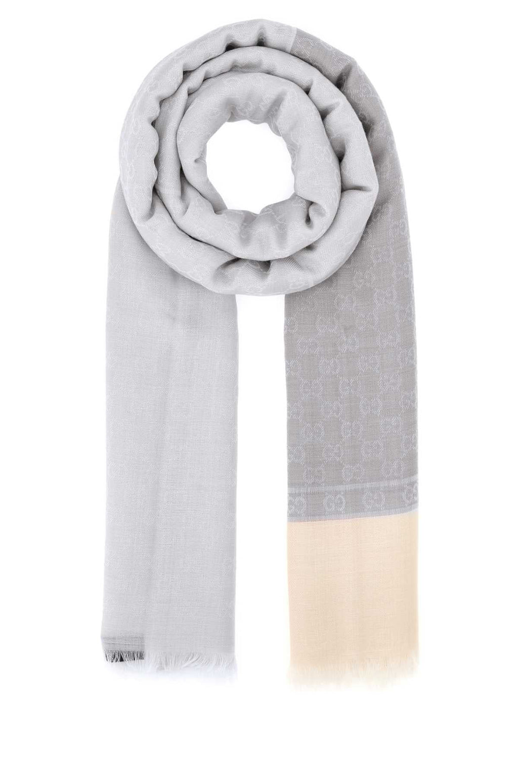Gucci Women Embroidered Cashmere Blend Scarf