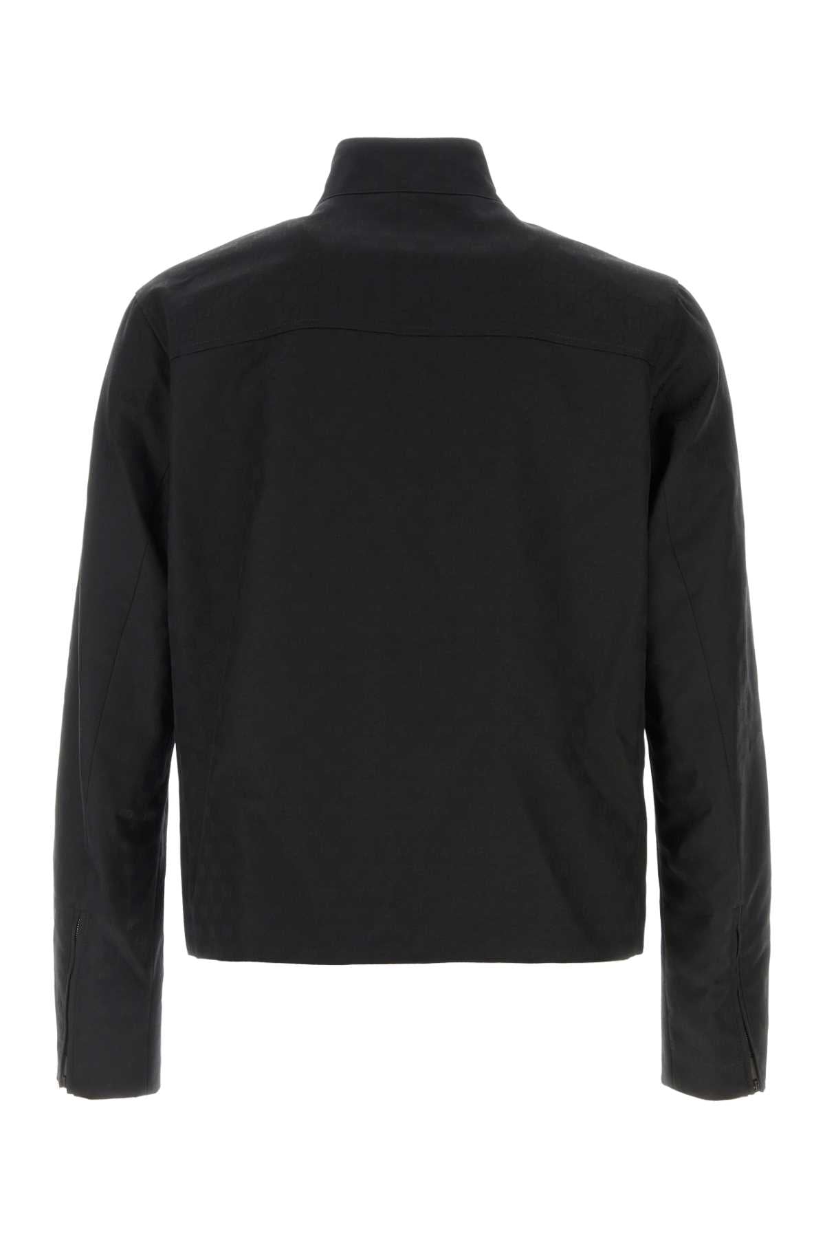 Gucci Men Black Gg Cotton Jacket