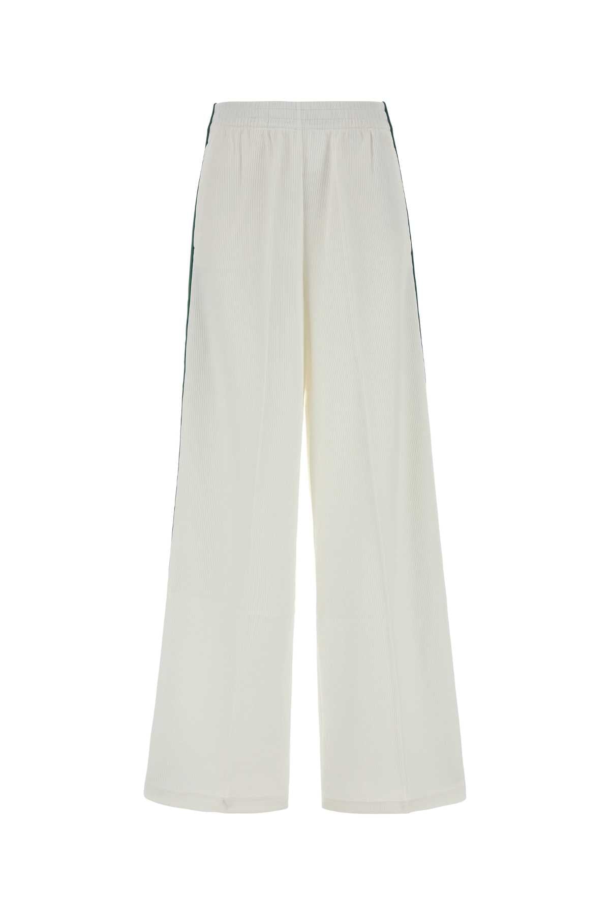 Gucci Women White Jersey Joggers
