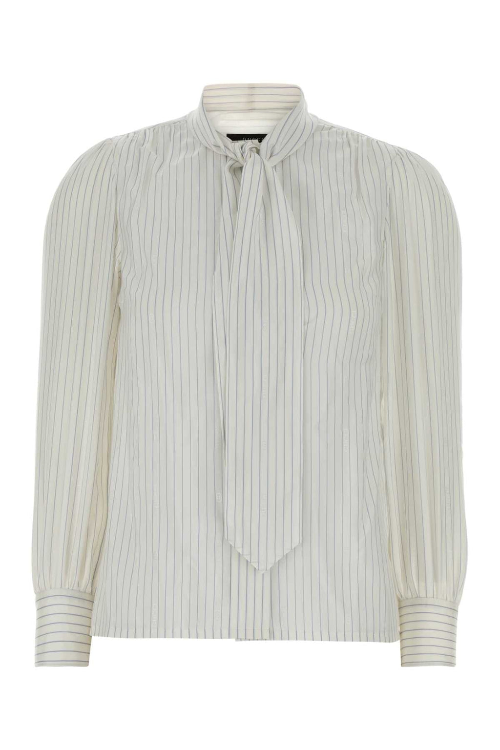Gucci Women Embroidered Silk Shirt