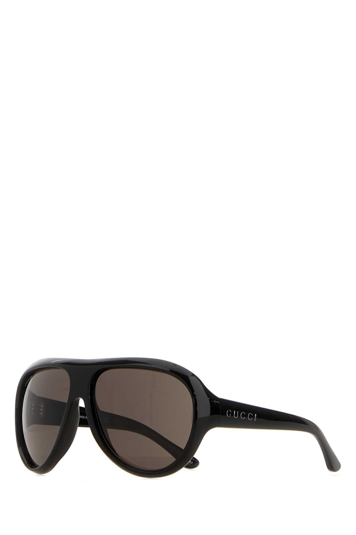 Gucci Women Black Acetate Sunglasses