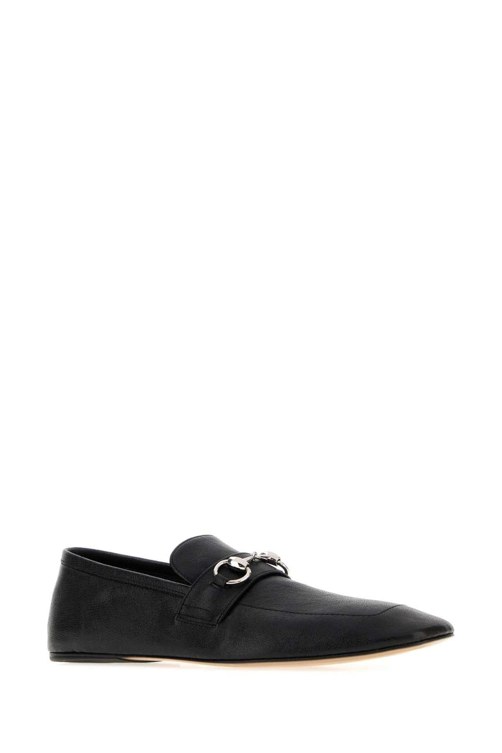 Gucci Women Black Leather Ragazzo Loafers