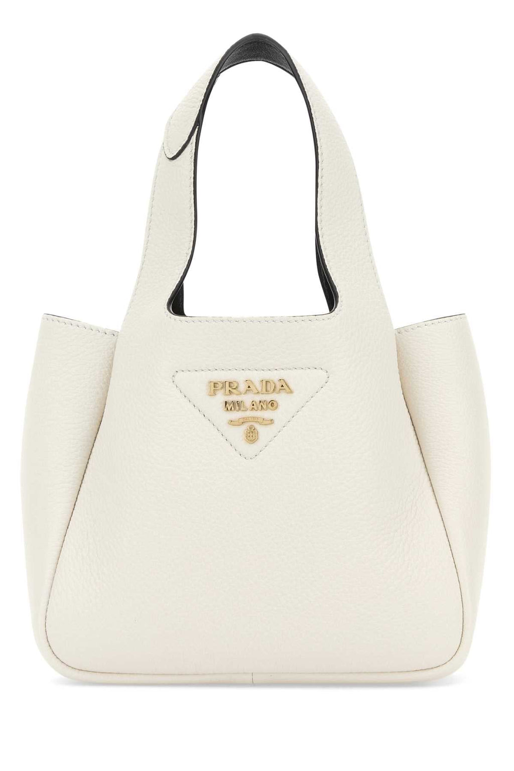 Prada Women White Leather Handbag