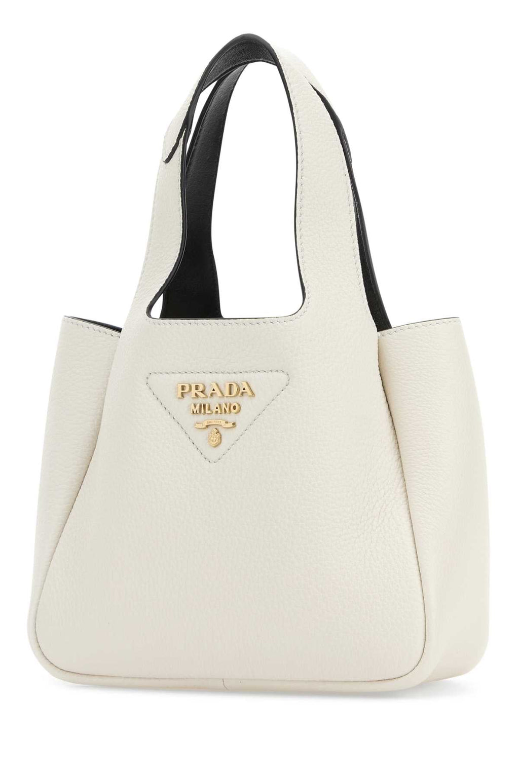 Prada Women White Leather Handbag