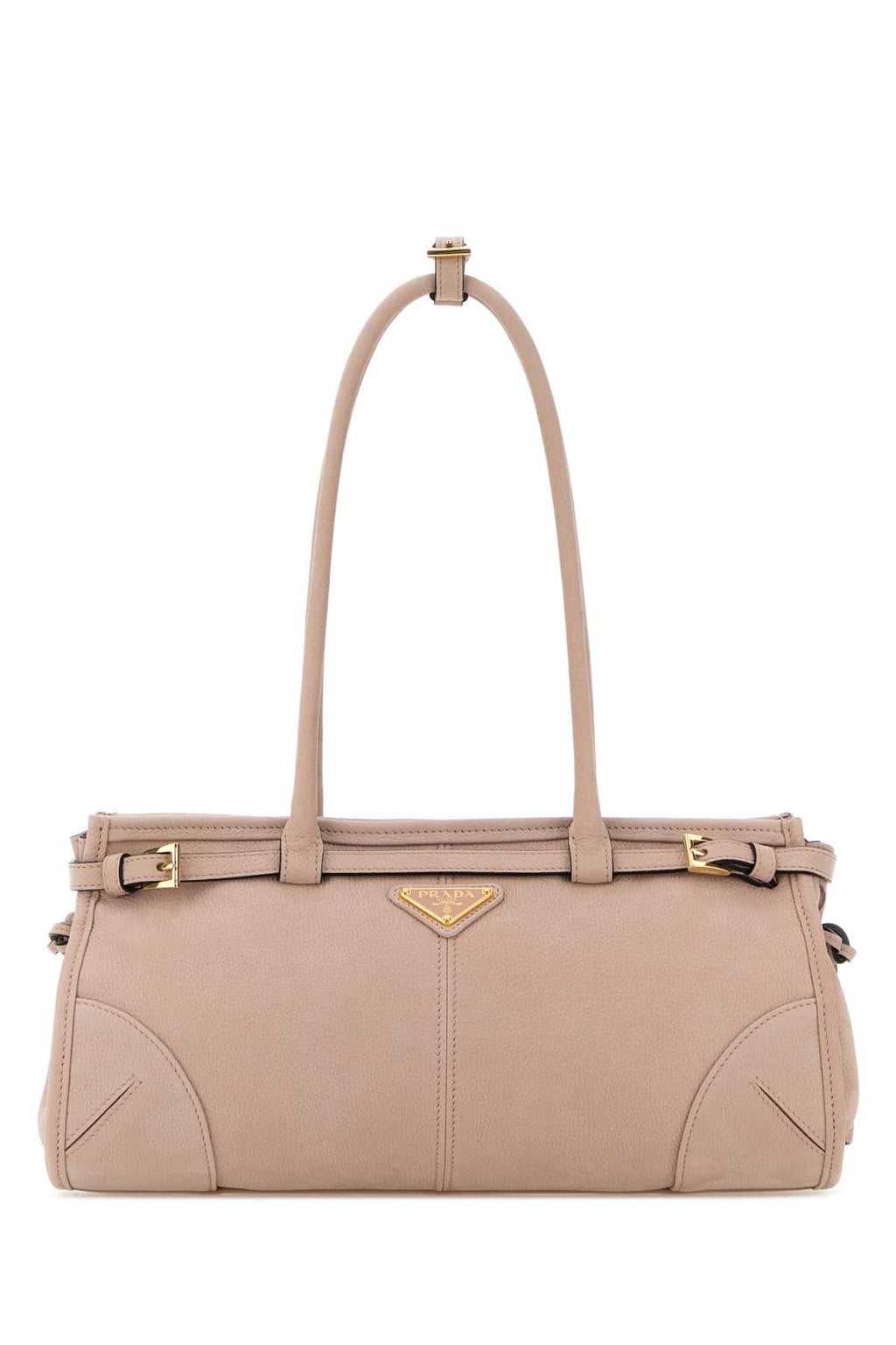 Prada Women Pink Nabuk Prada Bonnie Shoulder Bag