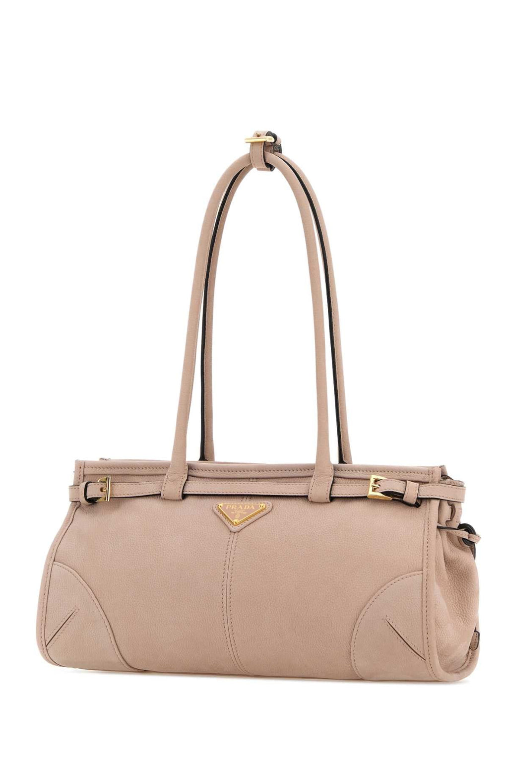 Prada Women Pink Nabuk Prada Bonnie Shoulder Bag