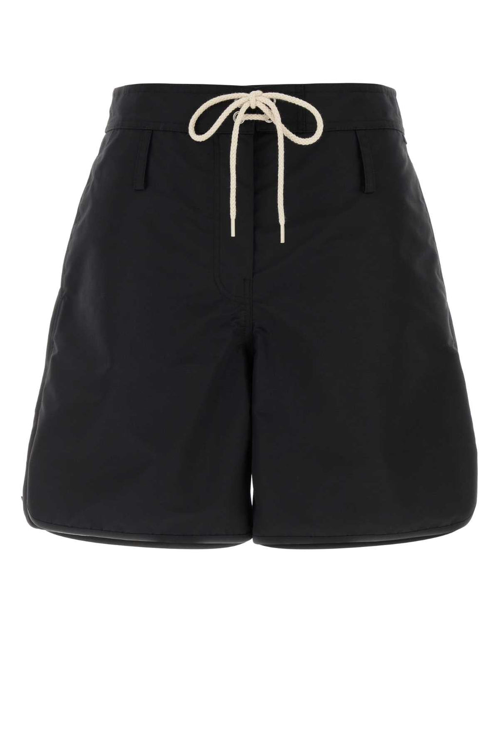 Prada Women Black Nylon Shorts