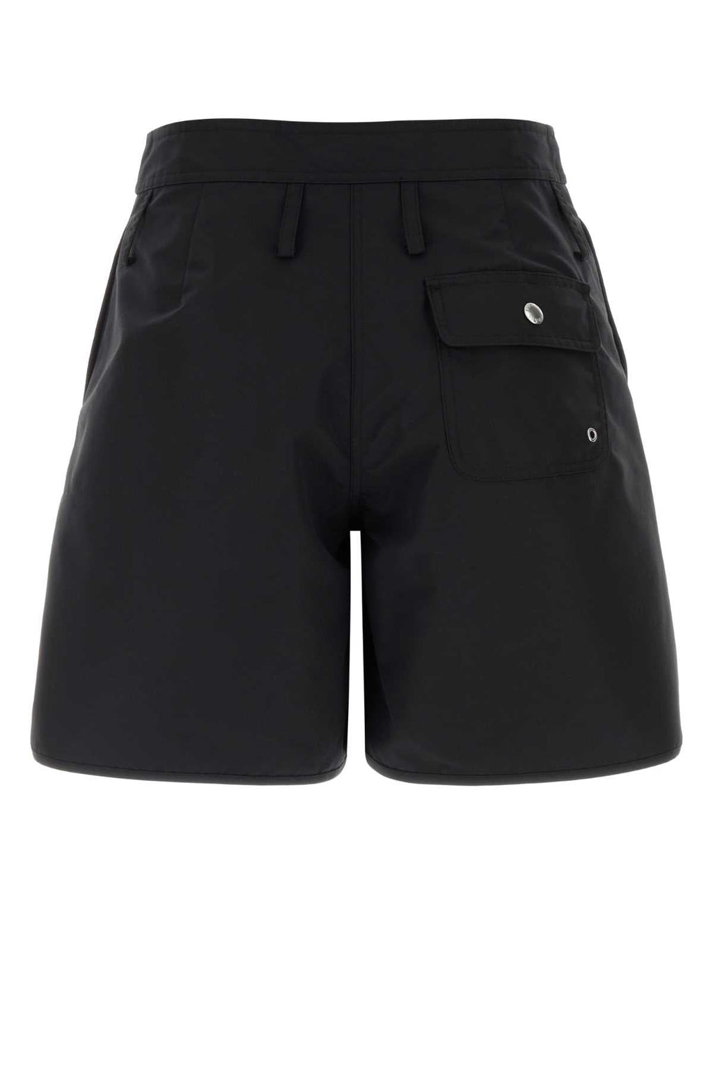Prada Women Black Nylon Shorts