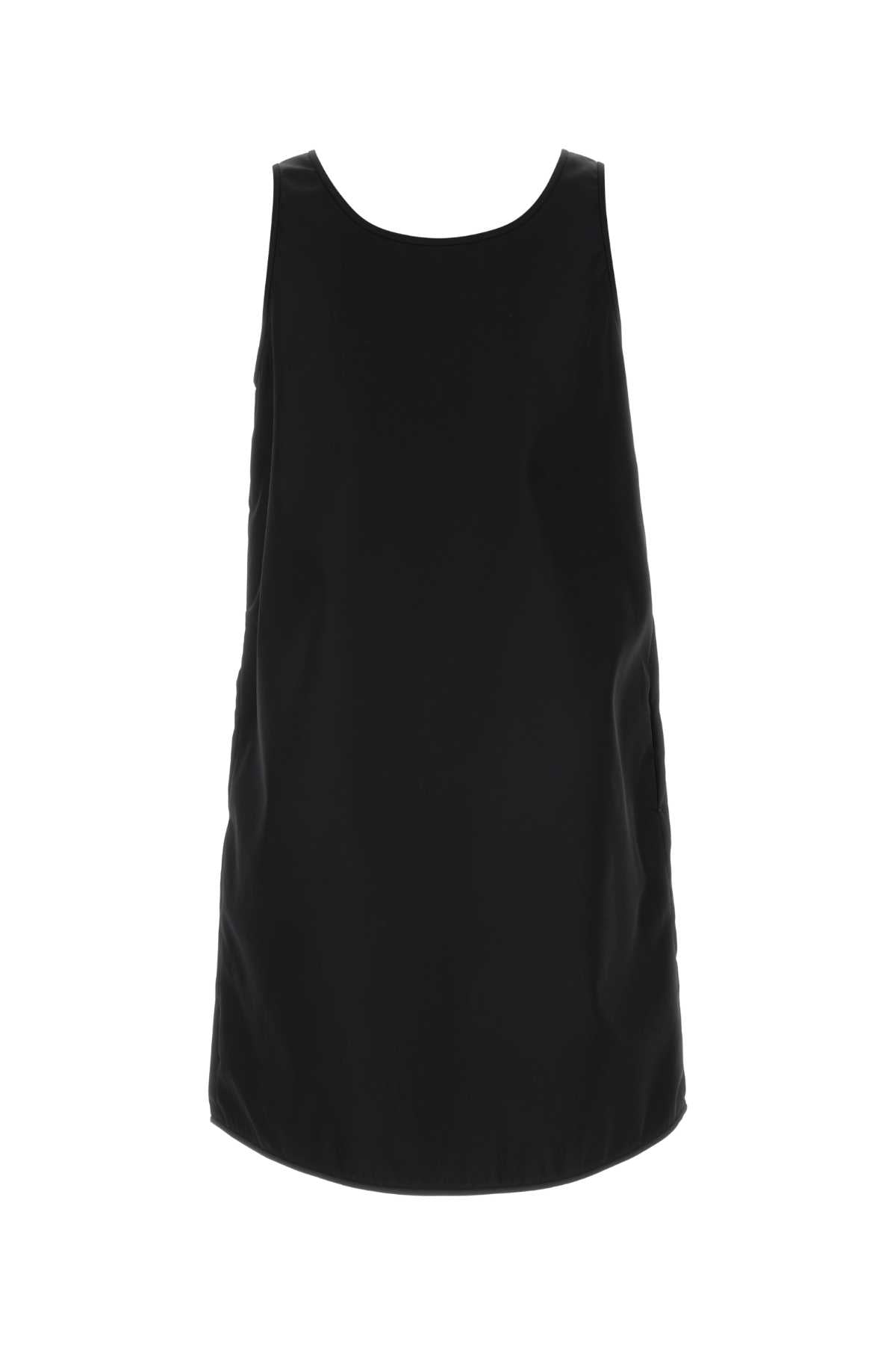 Prada Women Black Re-Nylon Mini Dress