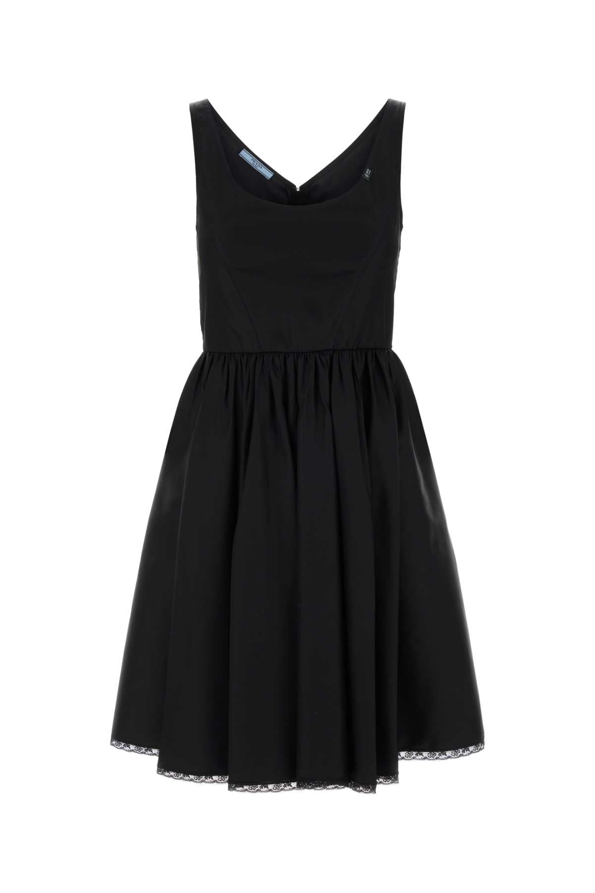 Prada Women Black Re-Nylon Mini Dress