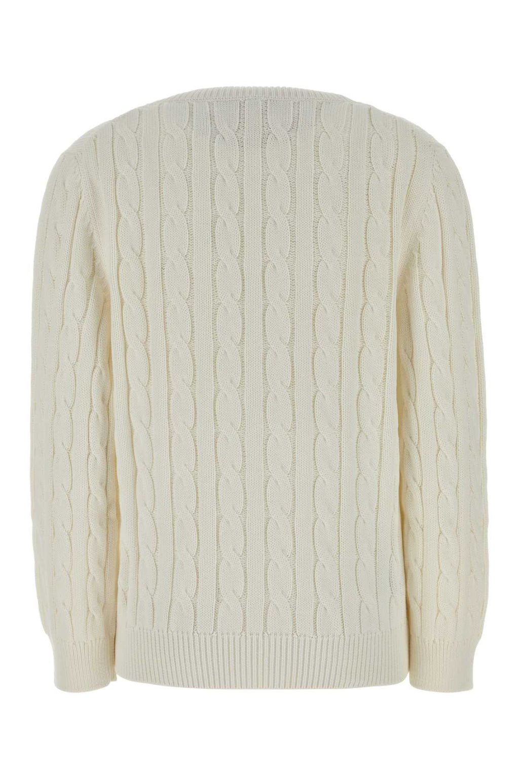 Prada Women White Cotton Sweater