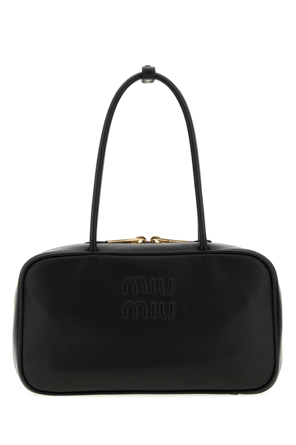 Miu Miu Women Black Leather Shoulder Bag