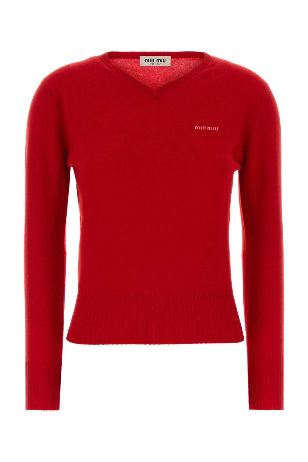 Miu Miu Women Red Cashmere Sweater