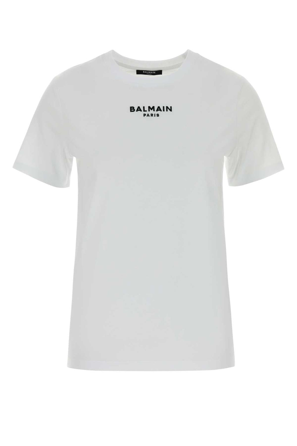 Balmain Women White Cotton T-Shirt