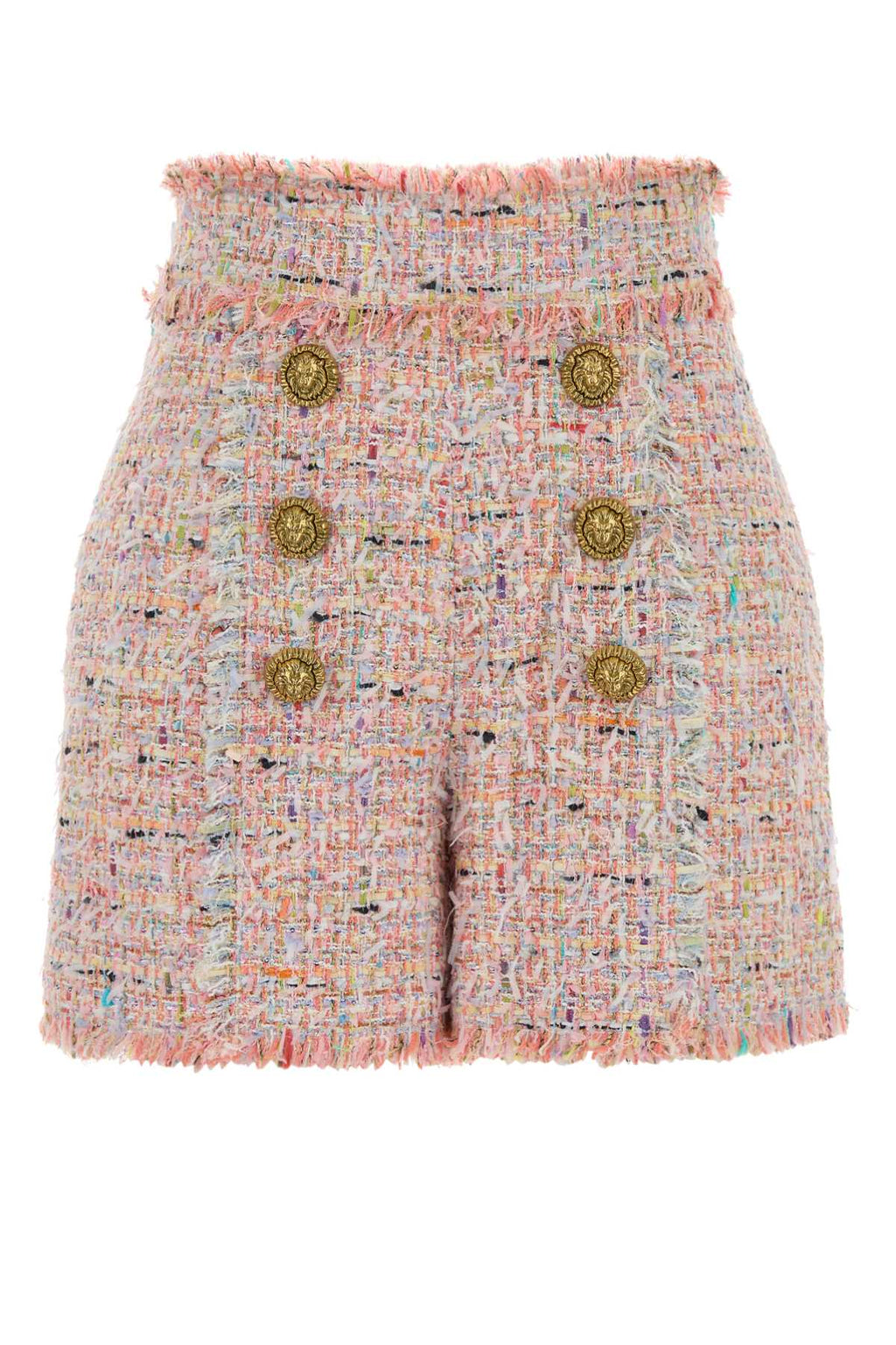 Balmain Women Multicolor Tweed Shorts