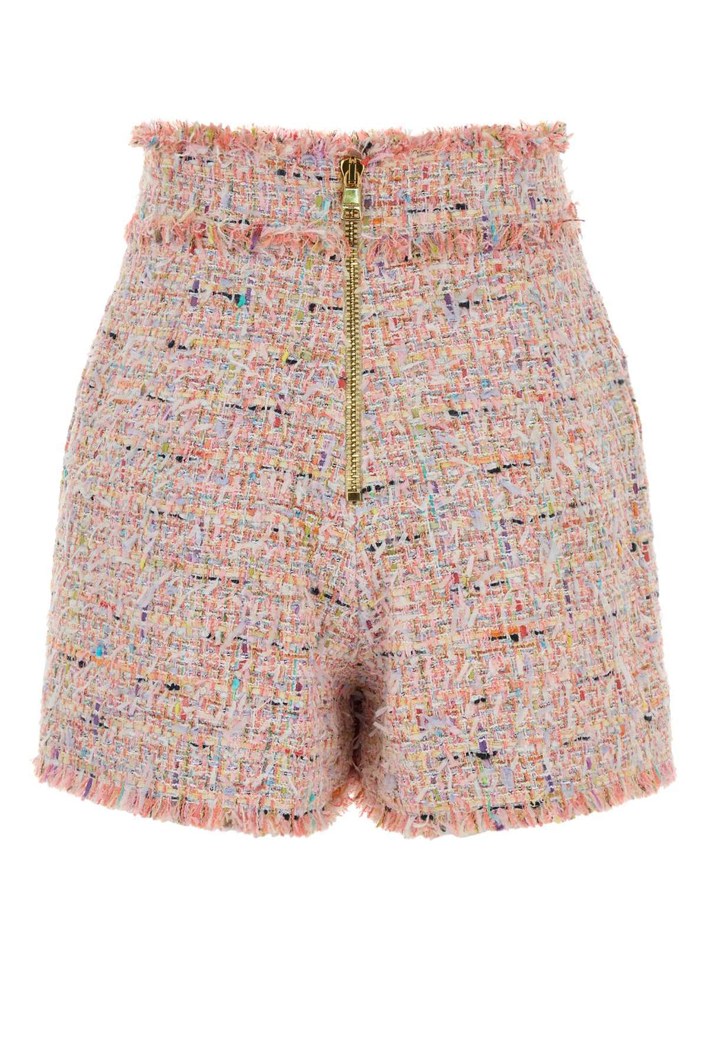Balmain Women Multicolor Tweed Shorts