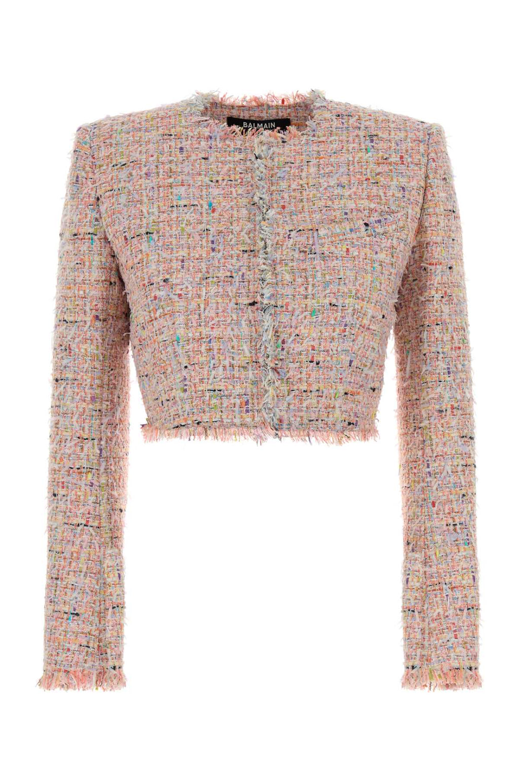 Balmain Women Multicolor Tweed Blazer