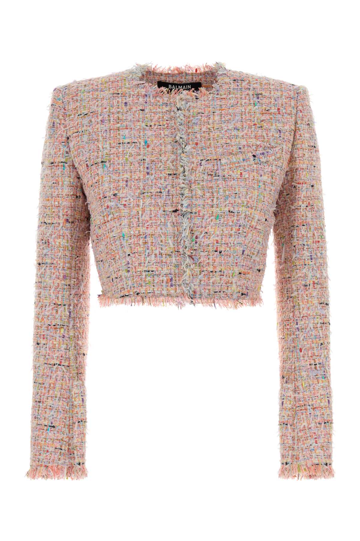 Balmain Women Multicolor Tweed Blazer