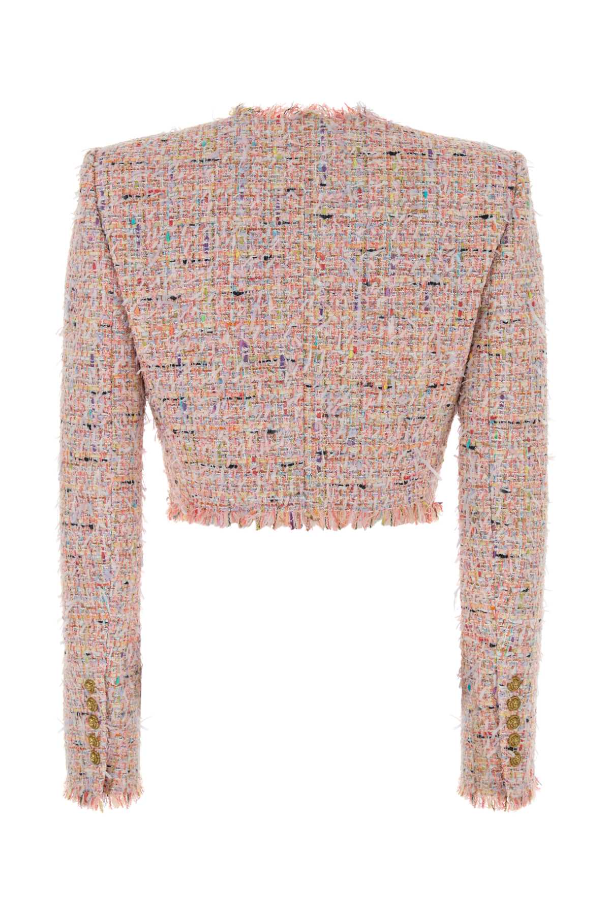 Balmain Women Multicolor Tweed Blazer