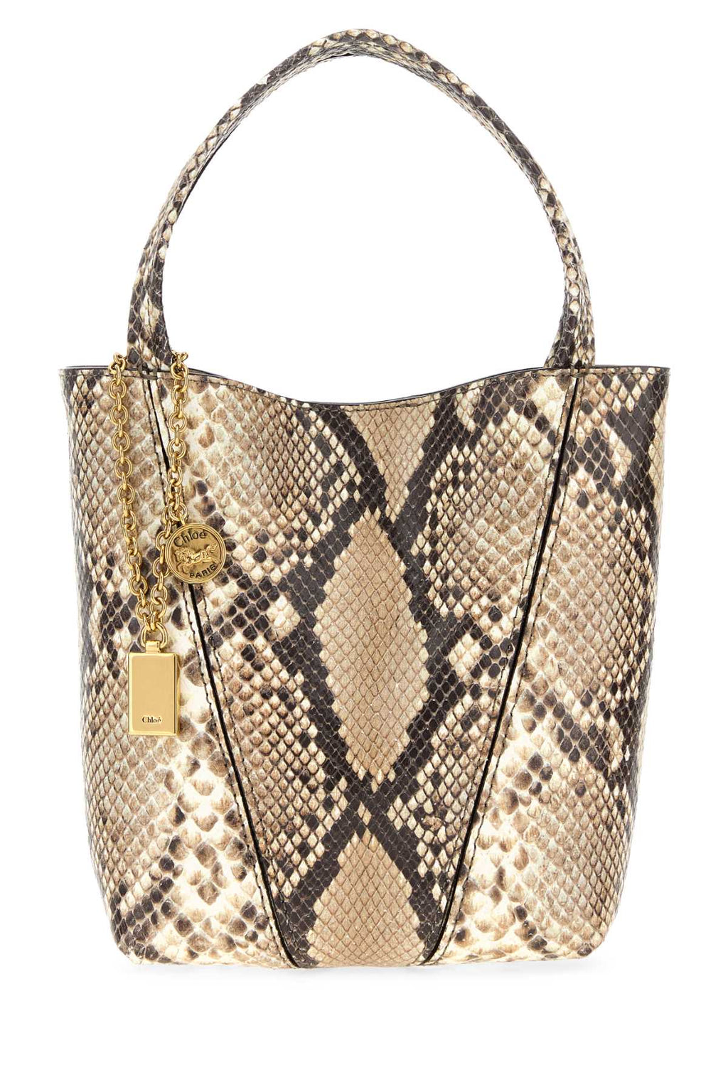 Chloe Women Printed Leather Chloe Spin Handbag