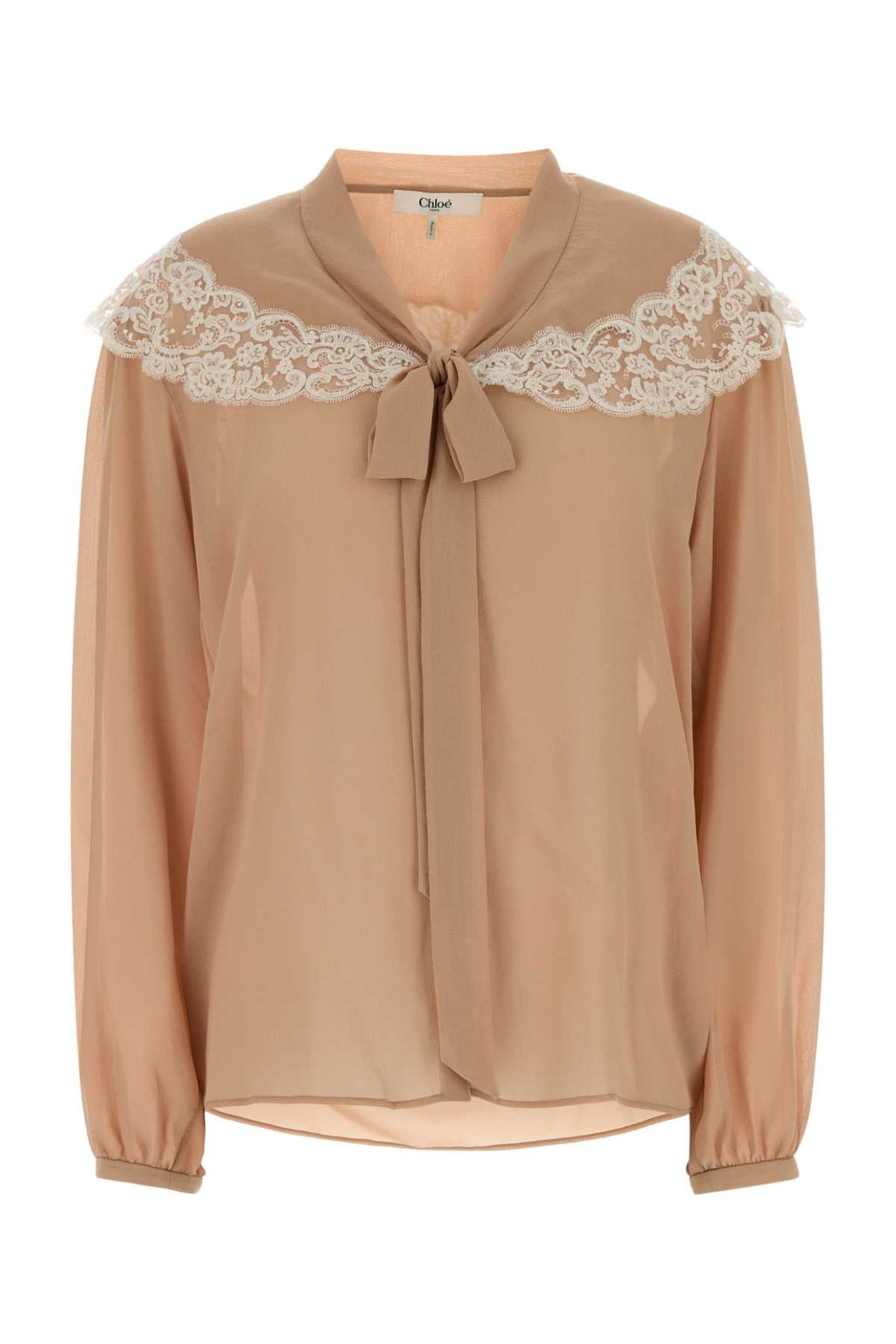 Chloe Women Skin Pink Crepe Blouse