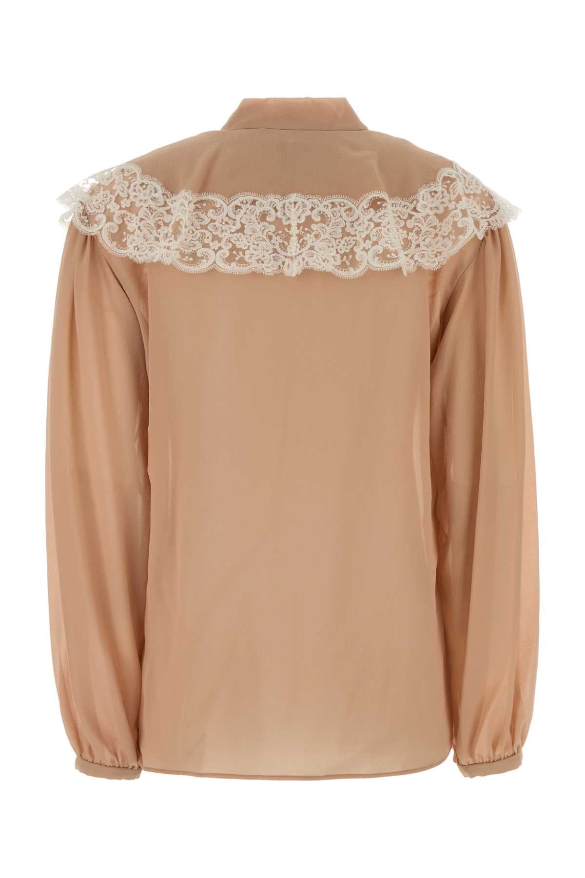 Chloe Women Skin Pink Crepe Blouse