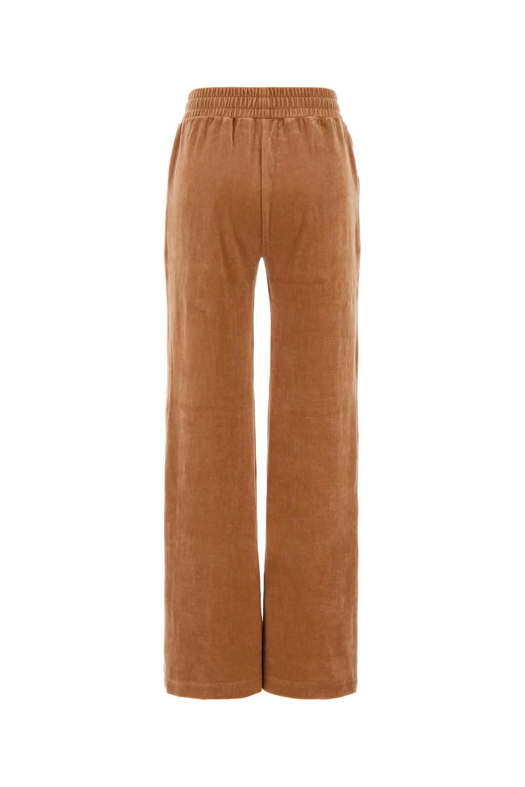 Chloe Women Peach Velvet Joggers