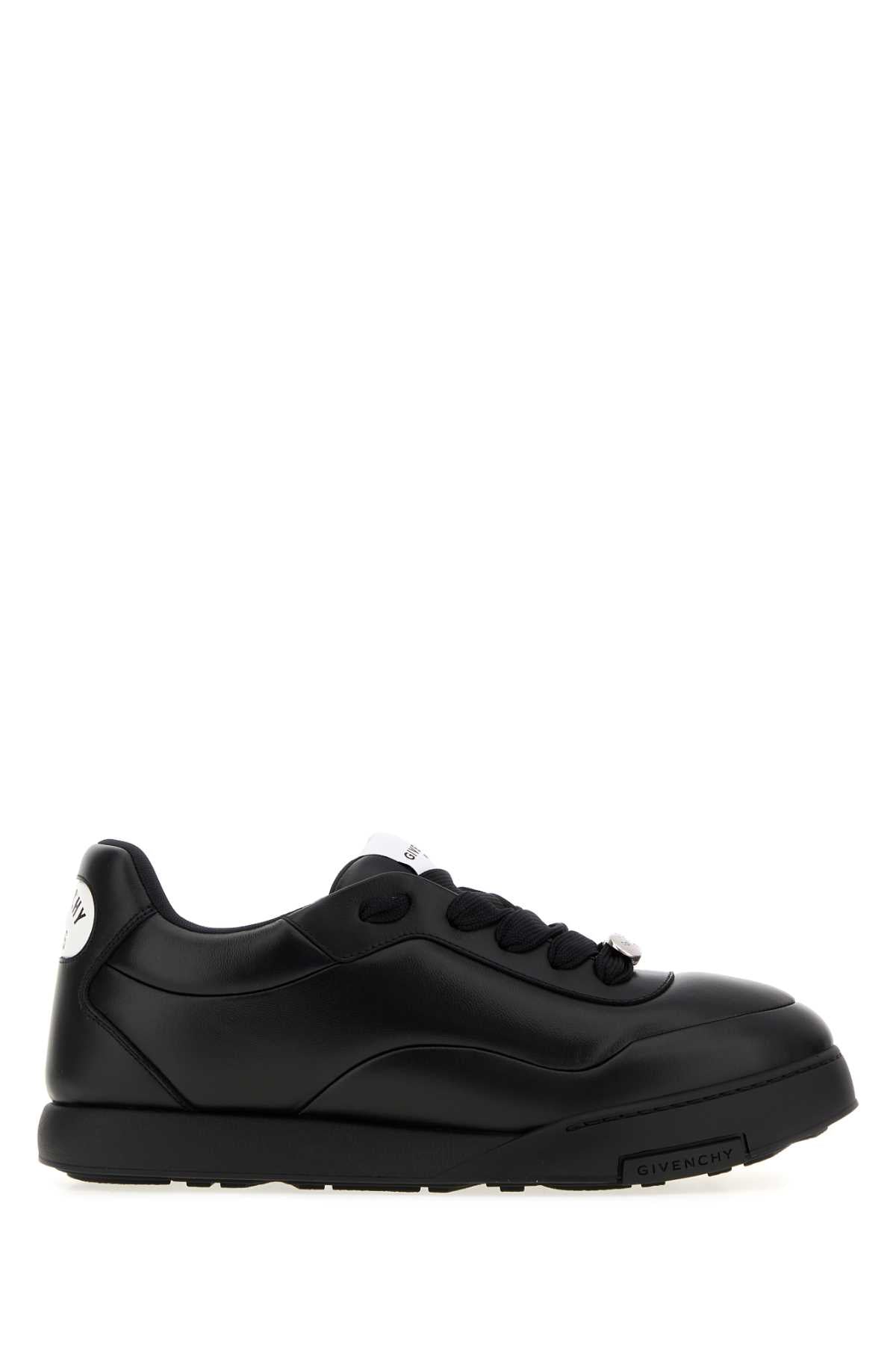 Givenchy Men Black Nappa Leather Givenchy Puffy Yard Sneakers