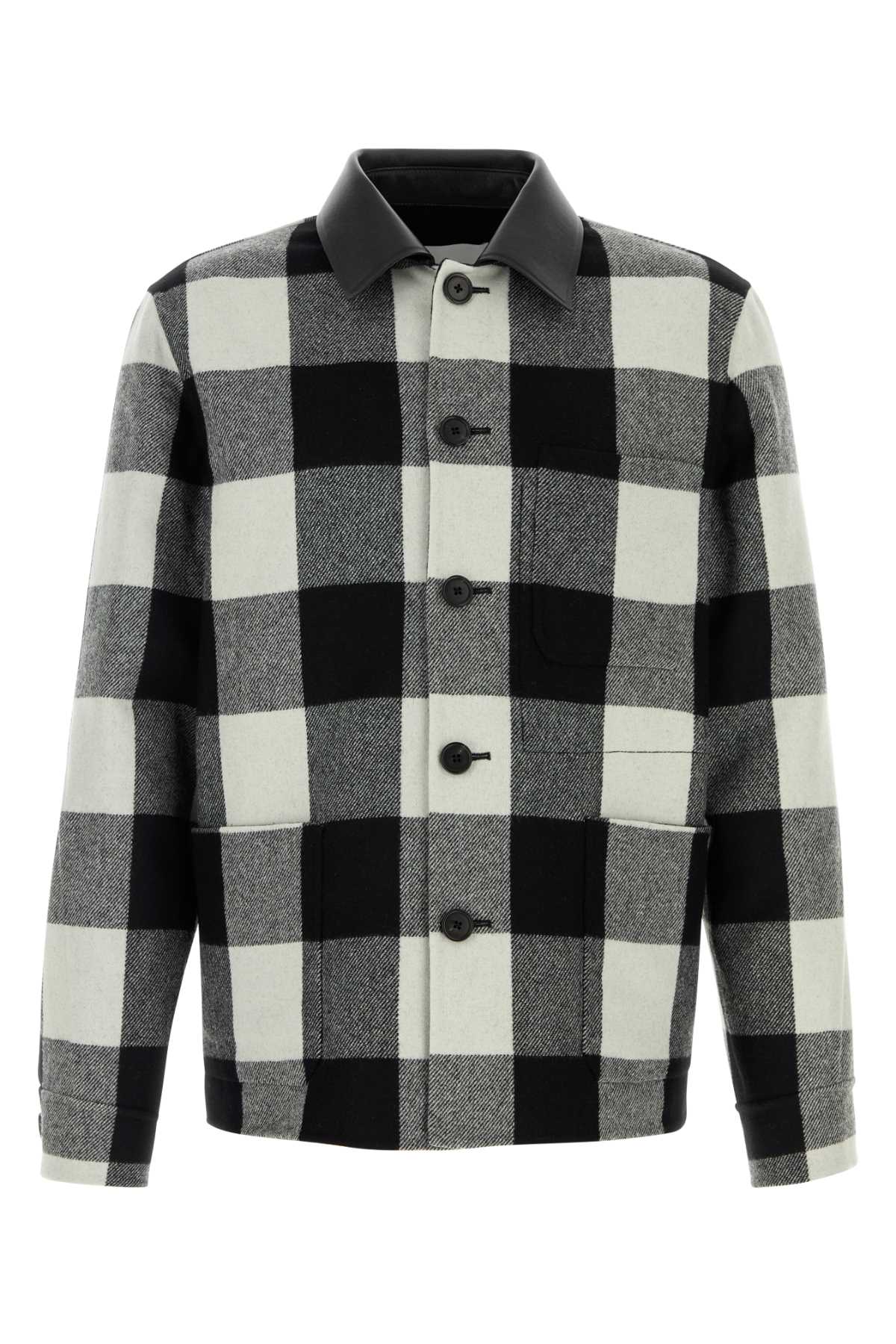 Givenchy Men Embroidered Wool Shirt