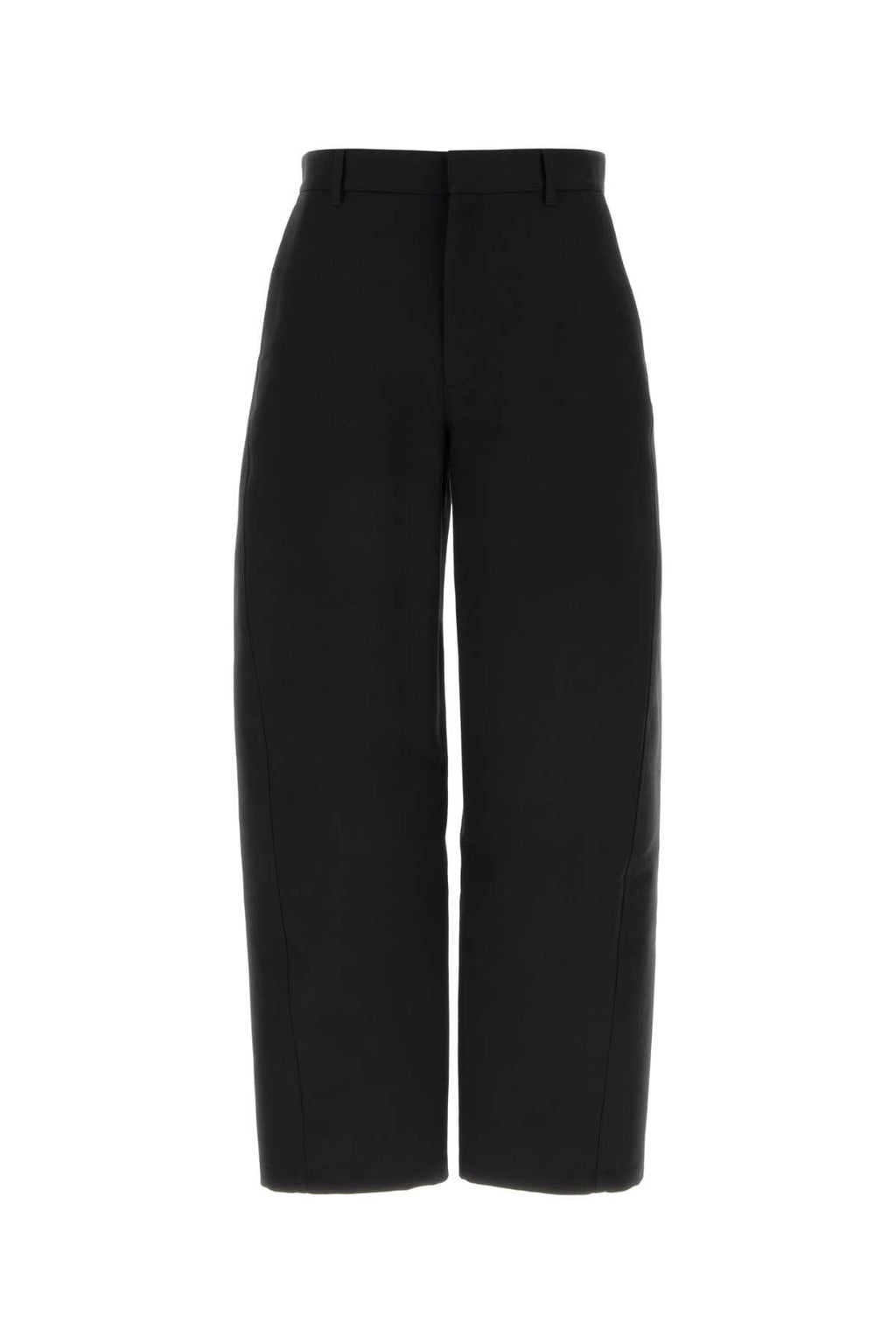 Givenchy Men Black Cotton Wide-Leg Pant