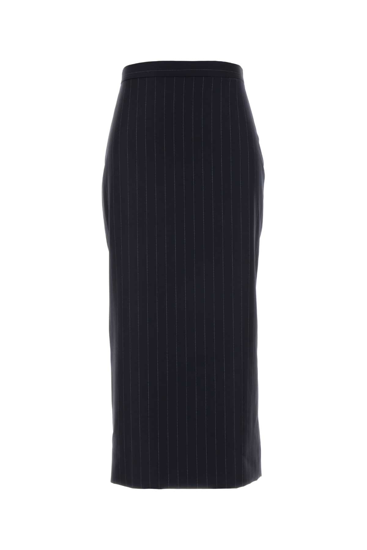 Givenchy Women Embroidered Wool Skirt