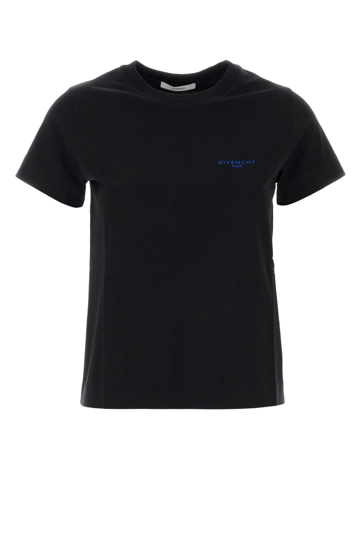 Givenchy Women Black Cotton T-Shirt