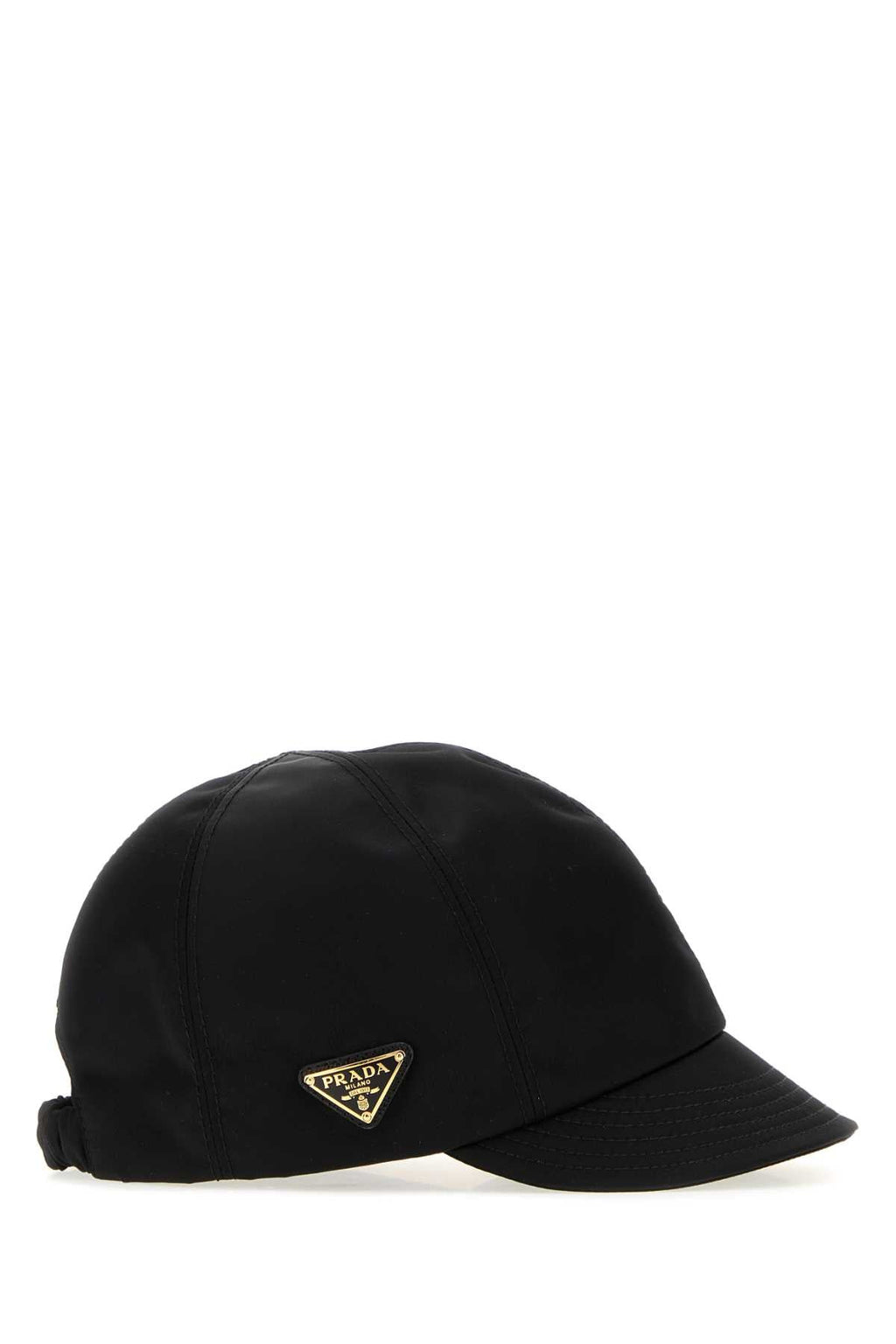Prada Women Black Re-Nylon Baseball Cap