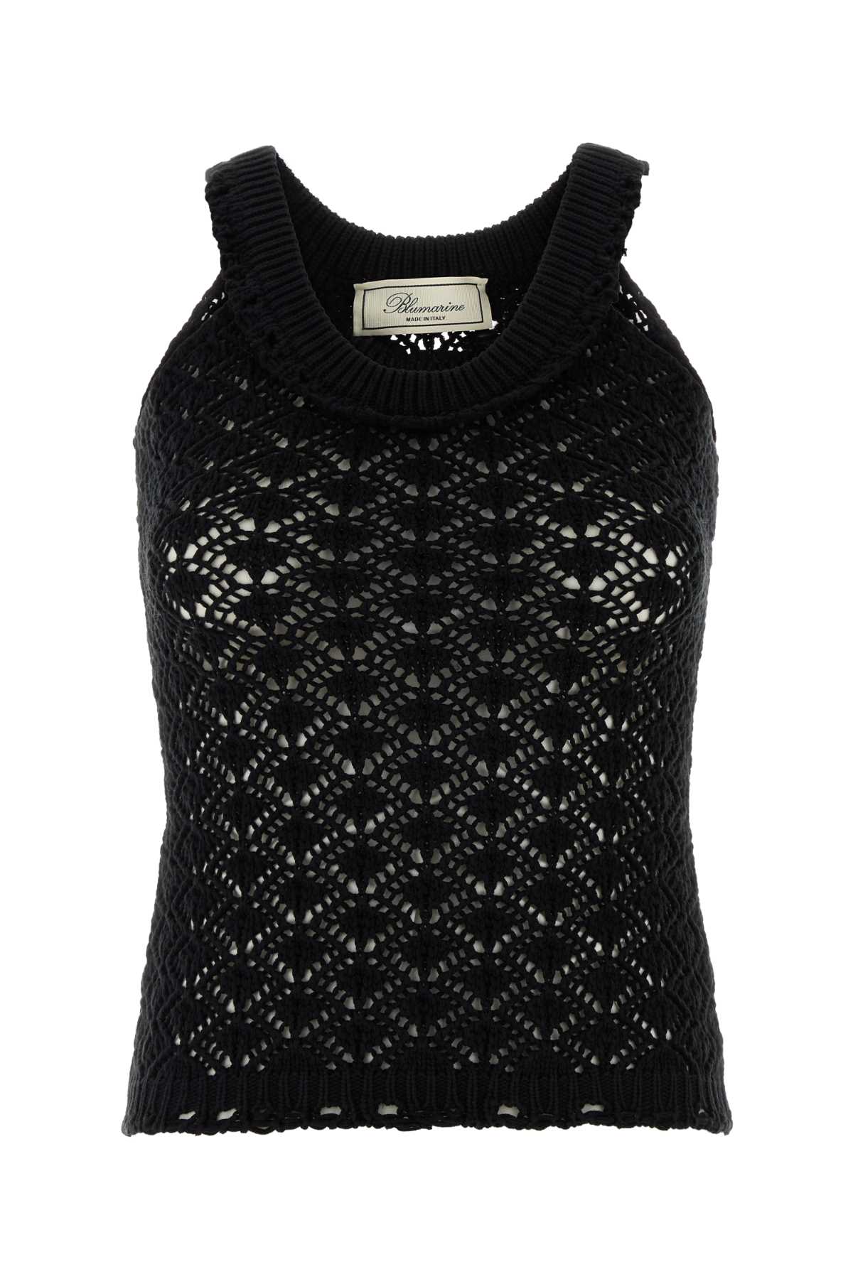 Blumarine Women Black Knit Top