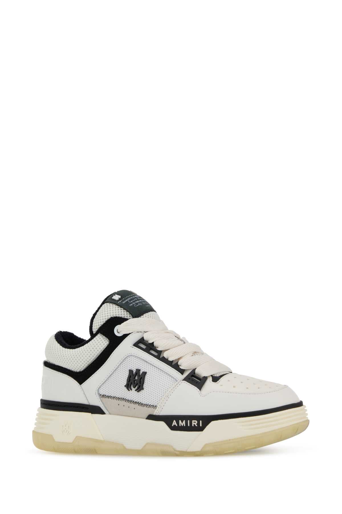 Amiri Men Two-Tone Mesh And Leather Ma-1 Sneakers