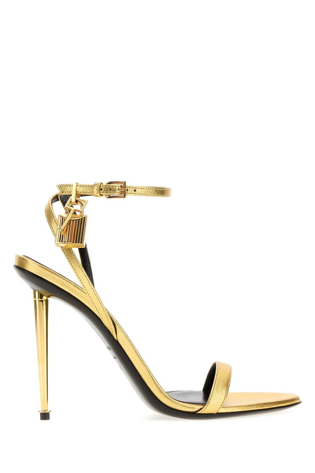 Tom Ford Women Gold Leather Sandals