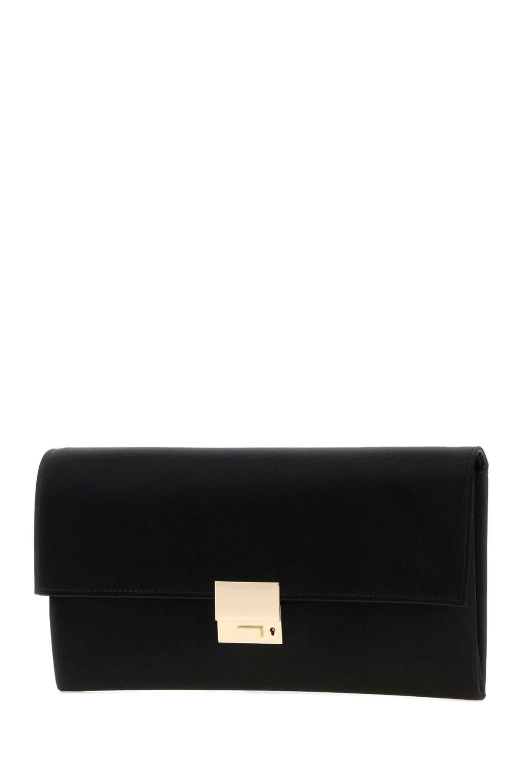 Tom Ford Women Black Satin Clutch