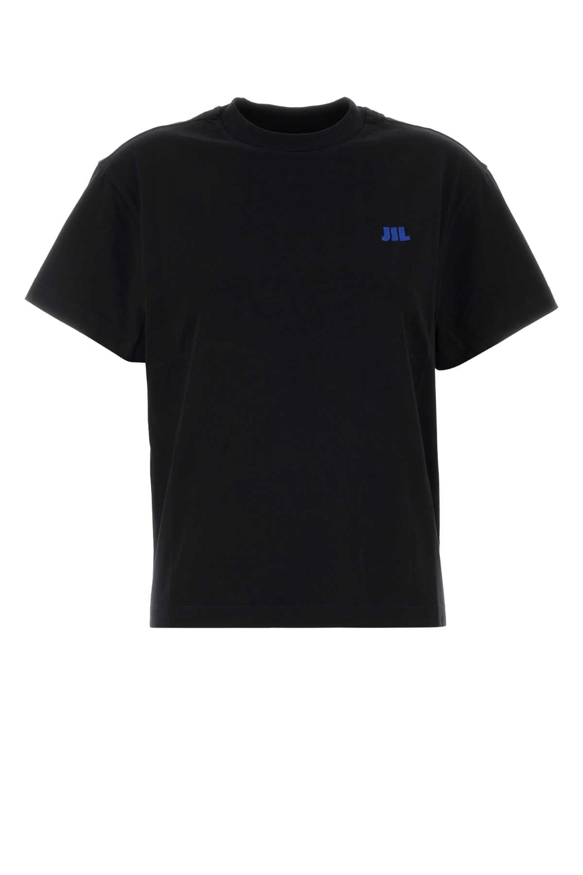 Jil Sander Women Black Cotton T-Shirt