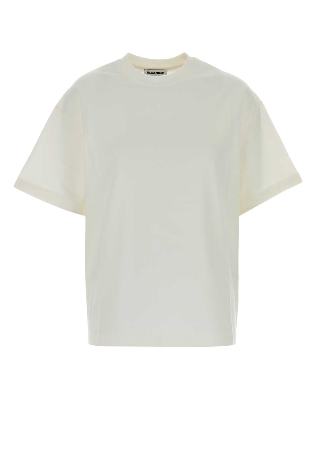 Jil Sander Women White Cotton T-Shirt