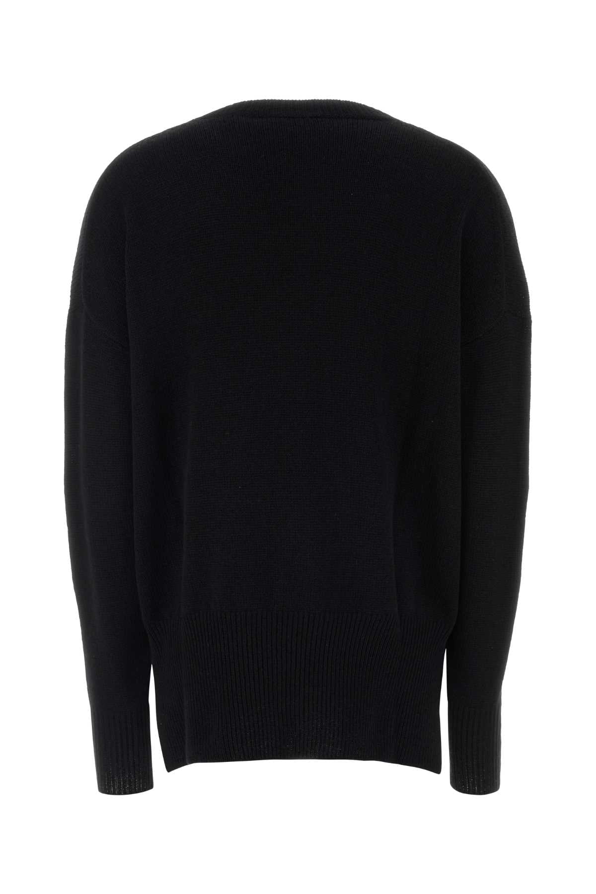 Jil Sander Women Black Cashmere Oversize Sweater