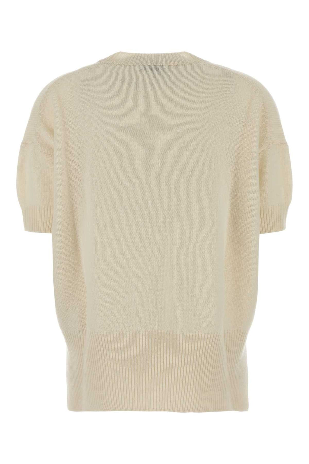 Jil Sander Women Ivory Cashmere Sweater