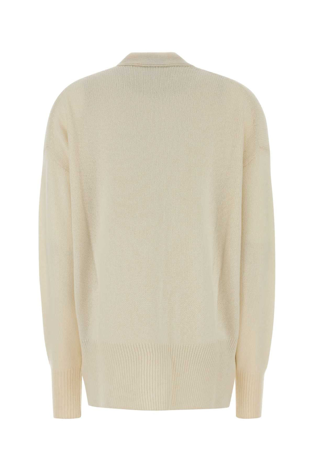 Jil Sander Women Ivory Cashmere Oversize Cardigan