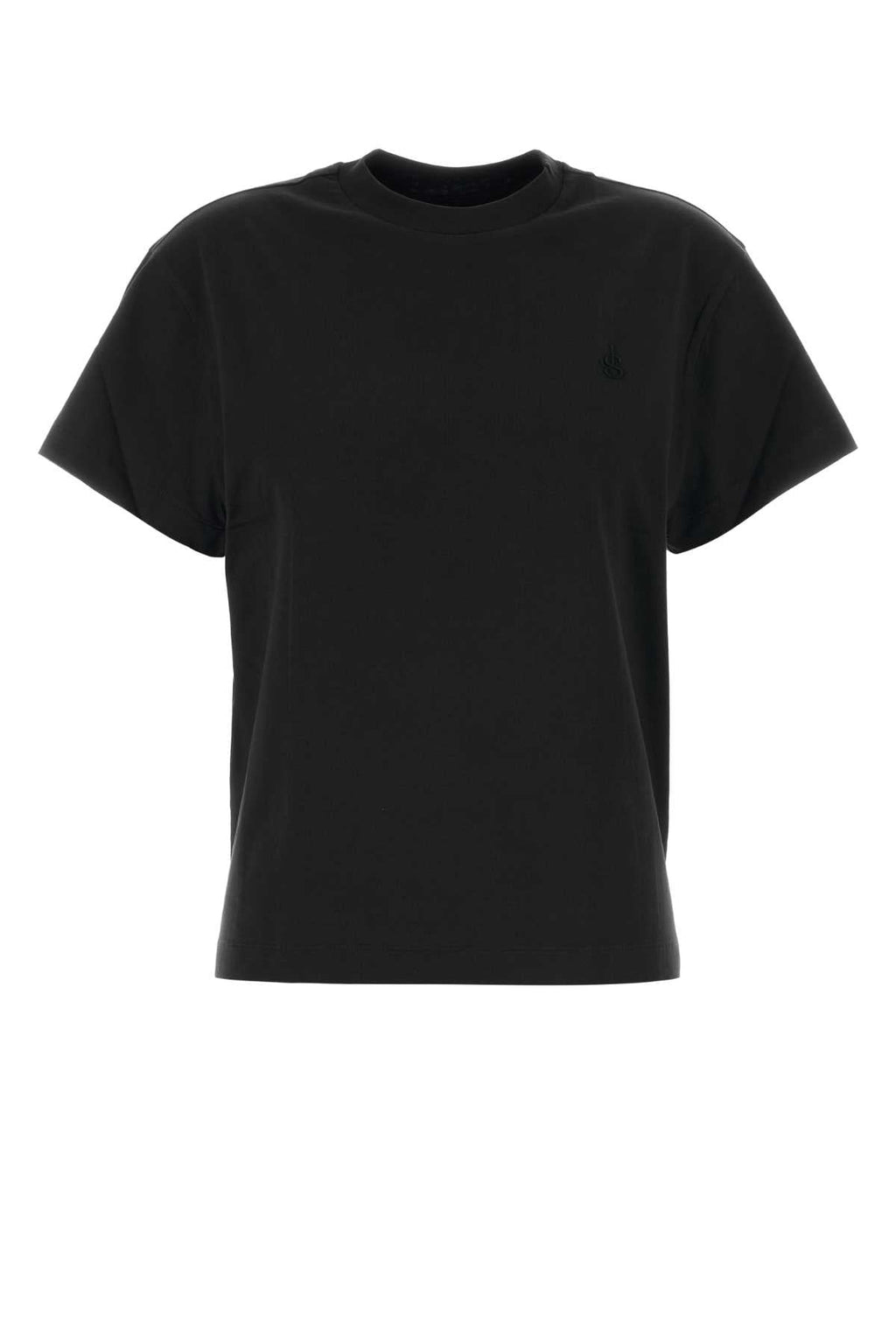 Jil Sander Women Black Cotton T-Shirt Set